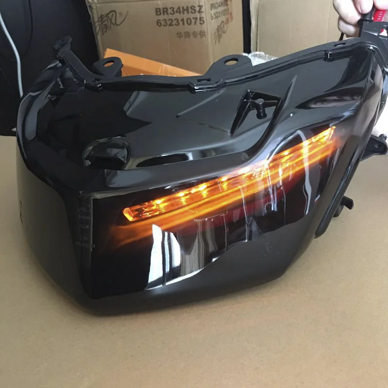 Za Yamaha Nmax155 Nmax 155 2016-2019 LED 12V Moto Zavore Rep Luč, Luč Zadaj Lučka za Integrirano Vključite Signal Skuter Opremo