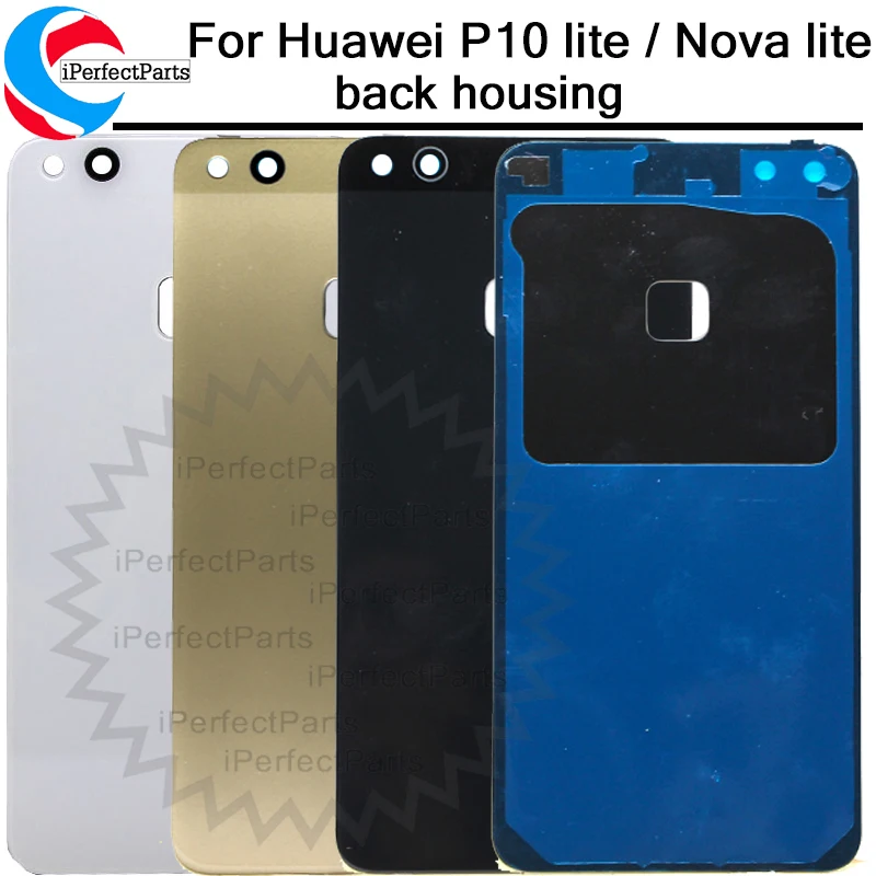 Zadnji Pokrovček Za Huawei P10 Lite P10Lite Nova Lite je BIL-LX2J BIL-LX2 BIL-LX1A BIL-L03T BIL-LX3 Baterije Vrata Stanovanja primeru Zadnje Steklo