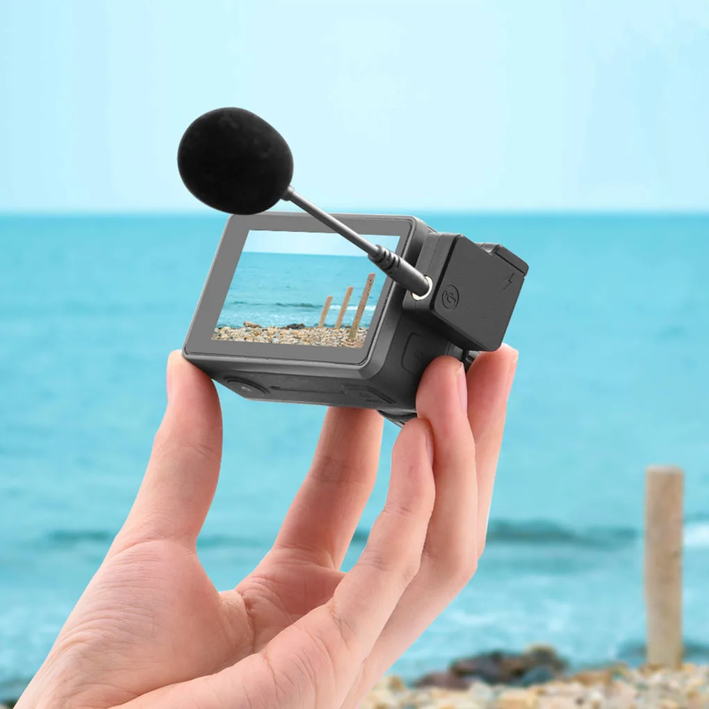 Zvočna kartica Zamenjava za DJI OSMO Dejanje Mikrofon 3,5 mm / USB-C Audio Adapter za Zunanji Mikrofon Dodatki