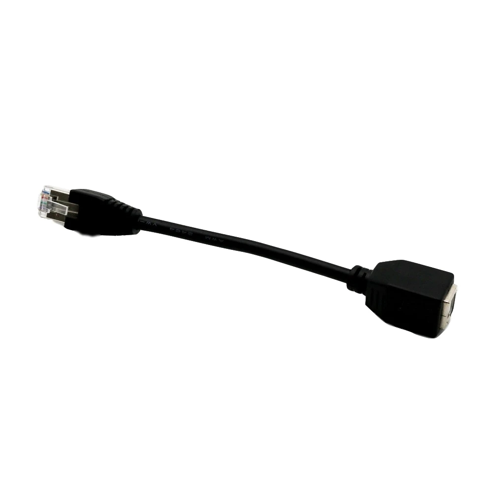 10x CAT5 RJ45 Ethernet LAN Omrežja Moški na USB 2.0 B Ženski Priključek za Tiskalnik Napajalnik Priključek za Kabel usb Kabel 15 cm
