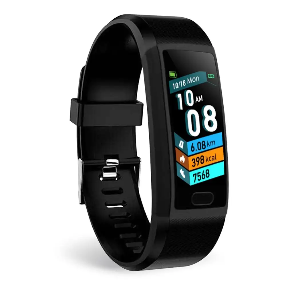 118 Plus Smart Manšeta Pametno Gledati Fitnes Tracker Spanja Spremljanje Vremenske Napovedi Pametna Zapestnica Nepremočljiva Smartband Z GPS