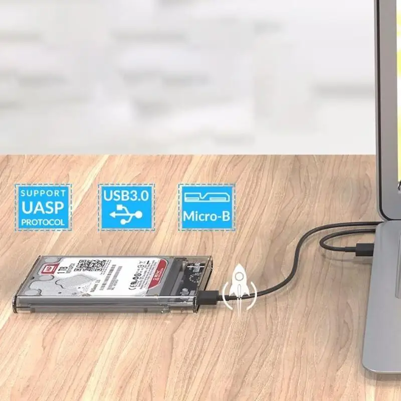 2.5 inch USB 3.0, SATA, HD Polje SSD HDD Trdega Diska, Zunanje Ohišje HDD Pregleden Primeru Orodje