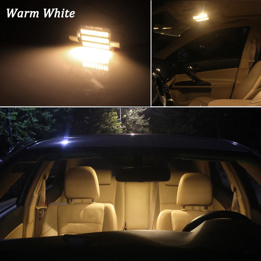 22Pcs Napak za BMW serije 5 F11 Touring Vagon 520d 525d 530d 535d 528i 530i 535i 550i LED žarnice Notranje Svetlobe Kit (2011+)