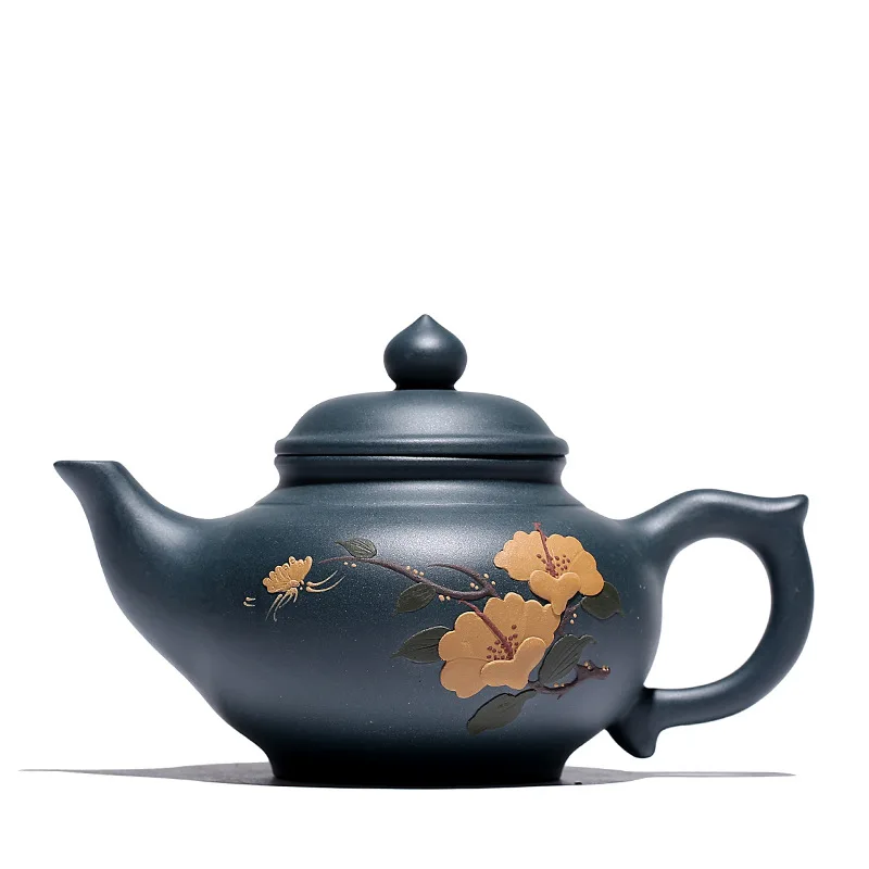 300 ML Yixing Čajnik Vijolično Gline Kung Fu Handpainted Češnja grelnik vode Ustvarjalne Teaware Pošlji Darilo Polje