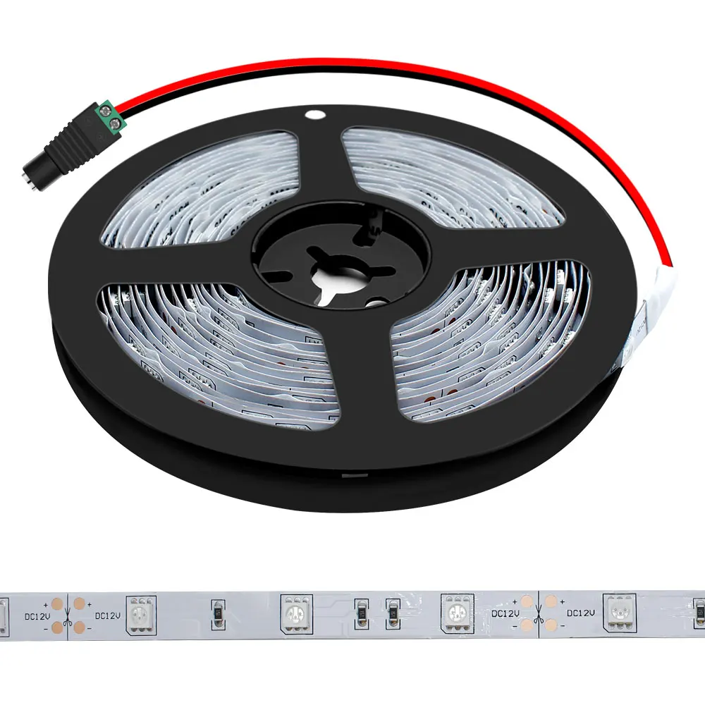 365nm 380nm 395nm UV LED Trak Black Light Non-Nepremočljiva 12V 36W ZA 16,4 FT (5Mtrs) 150LEDs SMD5050 za UV Strjevanje Smole