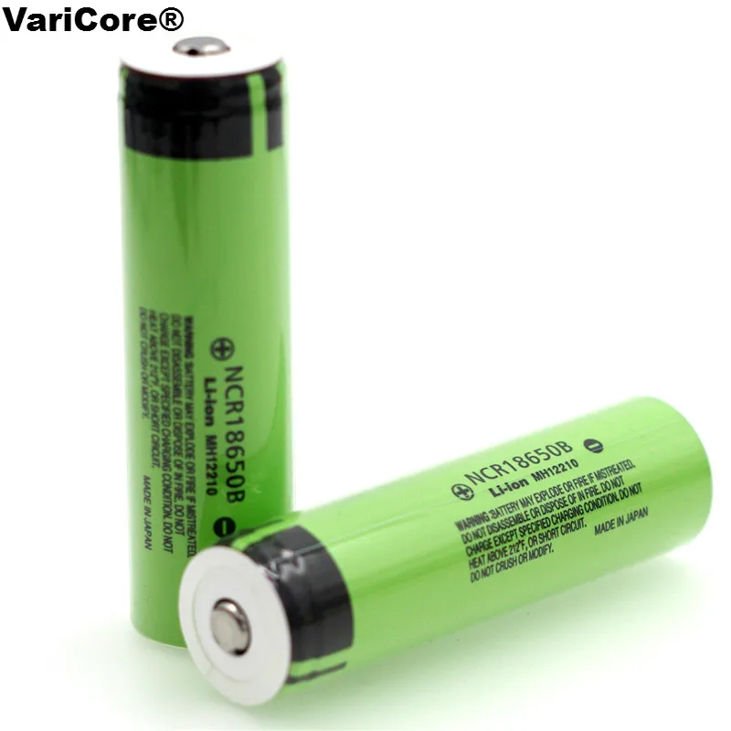 3PCS/veliko VariCore novo NCR18650B 3,7 v 3400 mAh Litij-18650 Polnilna Baterija s Konicami(Ne PCB) baterije