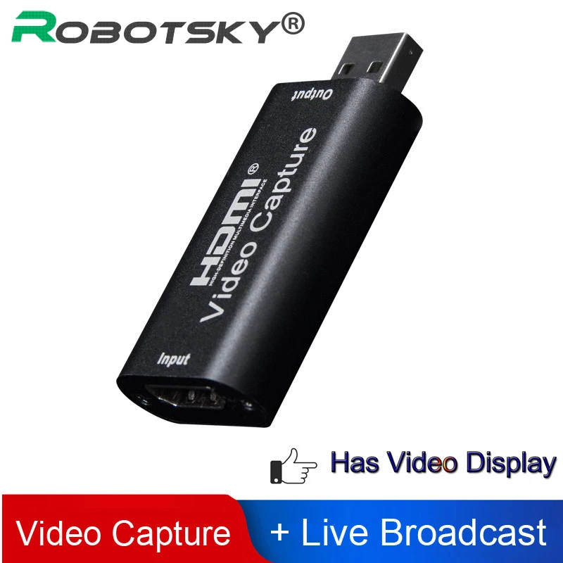 4K 1080P USB Avdio Zajem Video Kartice Mini HDMI, USB 2.0 Pridobitev Kartice Pretvornik za PS4 Youtube Živo Oddaja