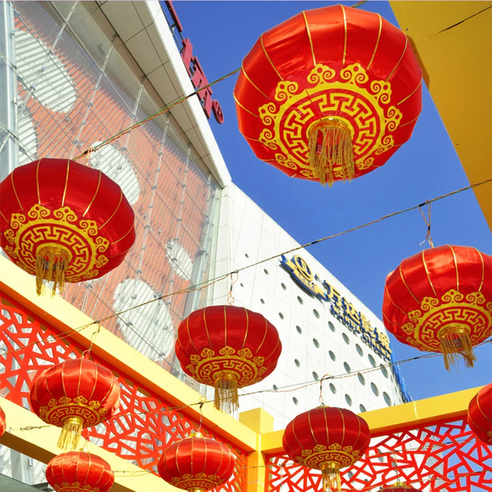 4PC Kitajsko Novo Leto Luč Kitajske Tradicionalne Luč Kitajski Poročno Dekoracijo Kitajski Hotel Dekoracijo, Balkon Prostem