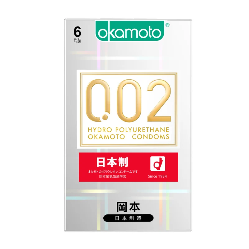 6 Kos/Veliko OKAMOTO Ultra Tanek 002 Kondomi Visoke Kakovosti Penis Rokav Super Intimno Condones Kondom Odraslih Izdelek Sex Igrača Za Moške