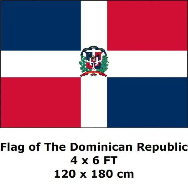 Dominikanska Republika Zastavo, 120 x 180 cm 100D Poliester Velika Velika Zastavami In Transparenti Nacionalno Zastavo Države, Banner