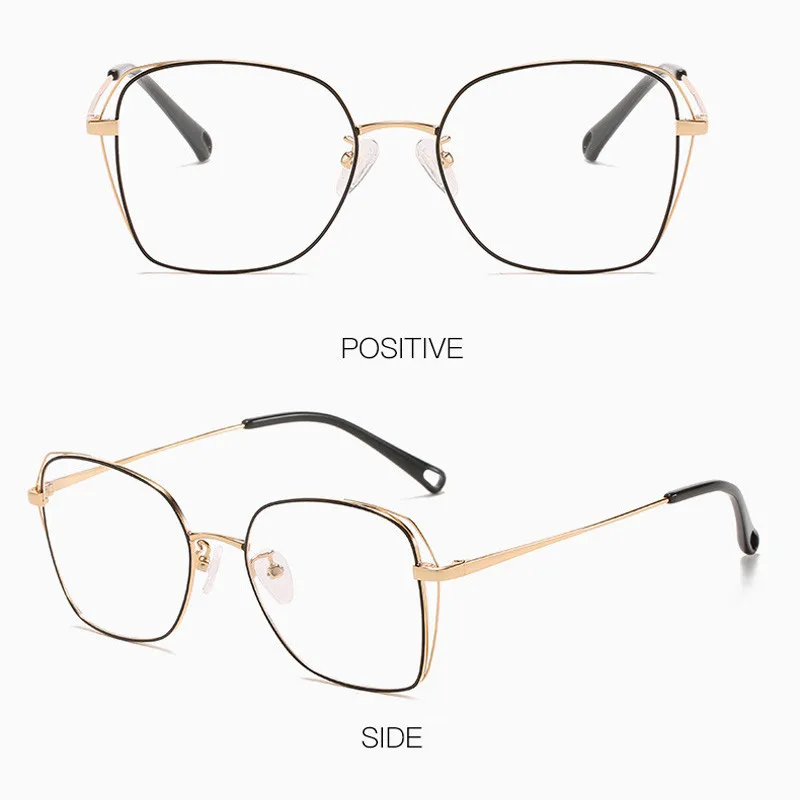 Elbru Moških Klasičnih Pilotskih Očal Okvir Krog Ženske Modni Kratkovidnost Očala Okvirji Optična Očala Clear Leče Očala Očala