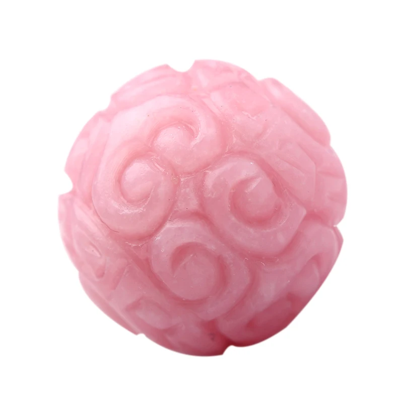 EN KOS SVOBODEN KROGLICE pink opal krog vklesan 12/14/16MM za DIY nakit, izdelava FPPJ debelo kroglice