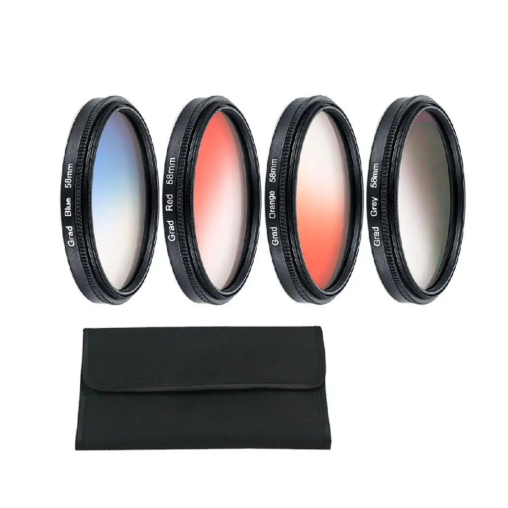 FLD UV MC Grad Krog Gradient Filtra 52 mm 58 67 55 77 mm za Nikon Canon EOS 7D 5D 6D 50D 60D 600D d5200 d3300 d3200