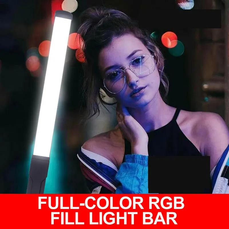 Fotografija Zatemniti ročni RGB LED Selfie Fill Light Telefon, Fotoaparat Lučka Za Ličila Video v Živo Studio Youtube Volg Aro De Luz