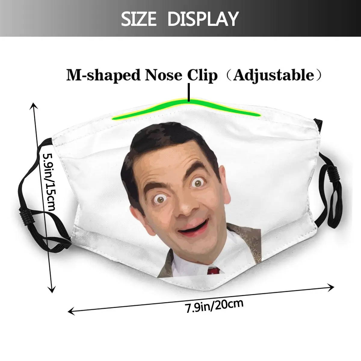G. Bean Usta Masko Pozdravljeni Obrazno Masko za Odrasle Moda Smešno Maska s Filtri