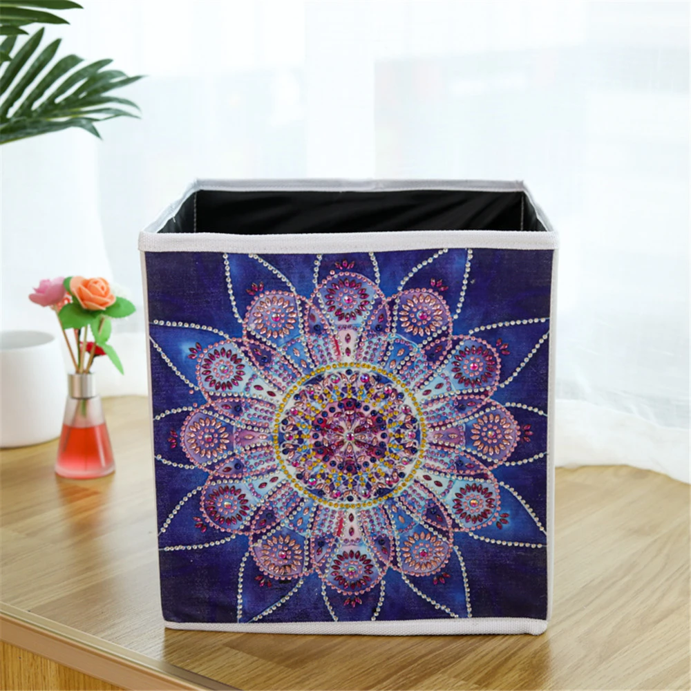 Huacan 5D DIY Posebno Oblikovan Diamond Slikarstvo Škatla za Shranjevanje Mandala Diamant, Mozaik, Art Ročno Shranjevanje Doma