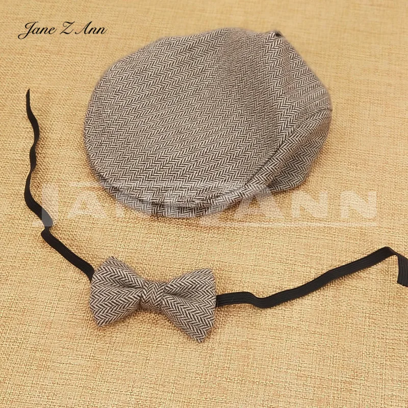 Jane Z Ann Novorojenčka fotografija prop oblikovanje gospodje kostum klobuk, očala za malčke DIY studio dodatki