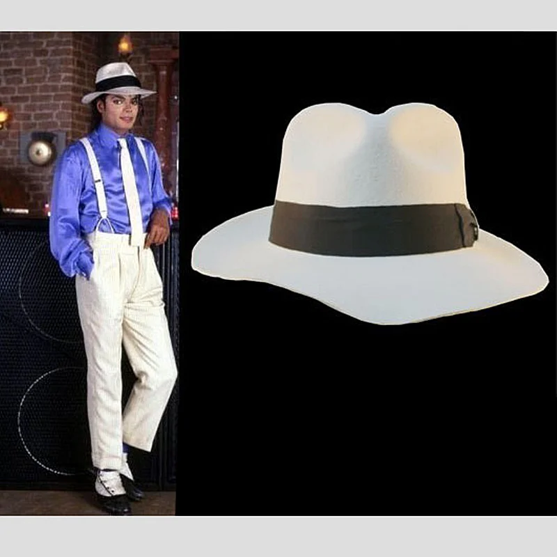Klasična MJ Michaela Jacksona Smooth Criminal Classic Beli Trak Skinny Party Priložnostne Obleko POPOLNO Obleko