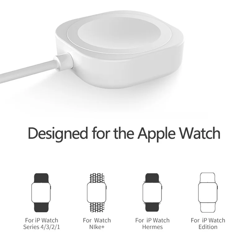 Kvadratni Magnetni Majhne Polnilec za Apple Watch 6 5 4 3 2 Smart Indukcijske Watch Polnjenje USB Prenosni Polnilec Smart Dodatki
