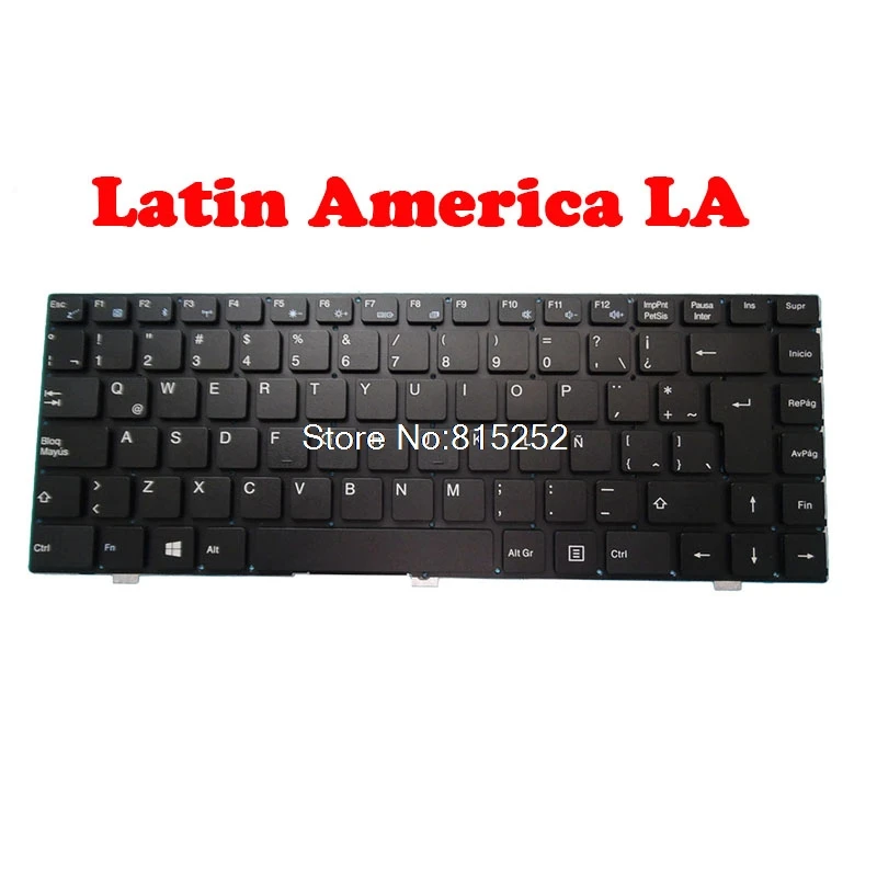 Laptop Tipkovnici HIPAA S1 DK300-združenem KRALJESTVU PONOS-K1640 YXT-NB93-160 MB3422008 zda, latinska Amerika Črno, Brez Okvirja, Novo