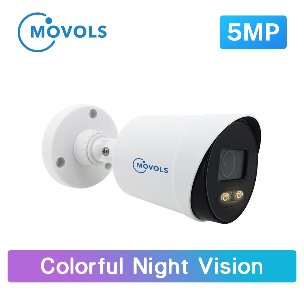 Movols 5MP Pisane Night Vision Varnostne Kamere 4 V 1 CCTV Bullet Zunanji Video nadzorna Kamera Analogni Vodoodporni Fotoaparat
