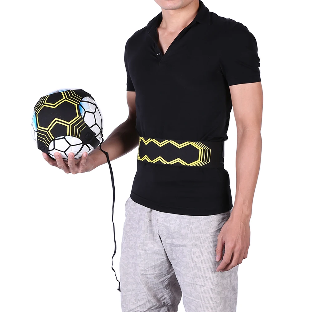 Nastavljiv Nogometno Kick Trener Nogometno Žogo In Opremo Za Usposabljanje Elastična Praksi Pasu Športnih Pomoč