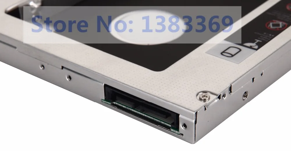NIGUDEYANG 12,7 mm SATA 2. Trdi Disk SSD HDD HD Caddy Bay Adapter za DELL Inspiron 15R N5010 M5010