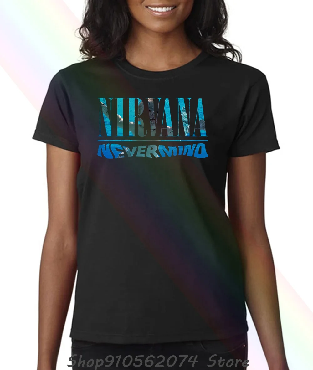 Nirvana Ženske T-shirt Album Nevermind W/ Pesem Seznam Naslovov Nazaj Novih Verodostojno S - Stroj za Večkratno uporabo Mas