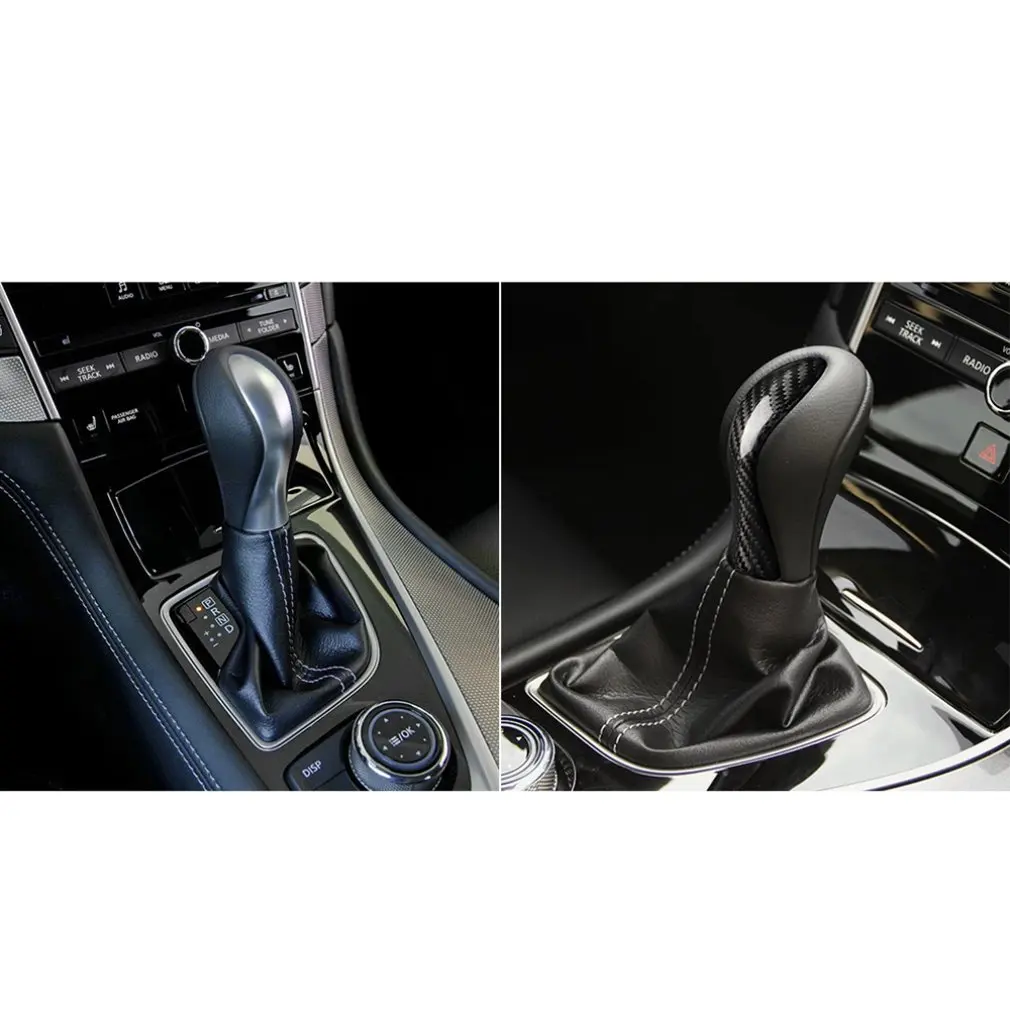 Novo Ogljikovih Vlaken Prestavna Ročica Pokrov Trim Za Infiniti Q50 V37-2017 Car Interior Decoration Set
