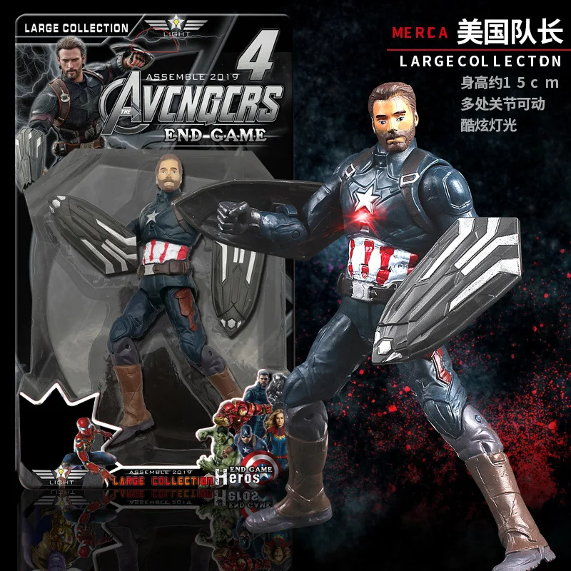 NOVO Čudo Avengers 4 Endgame Film, Anime Super Heros Spiderman Captain America Ironman Hulk, Thor Superheroj Akcijska Figura Model