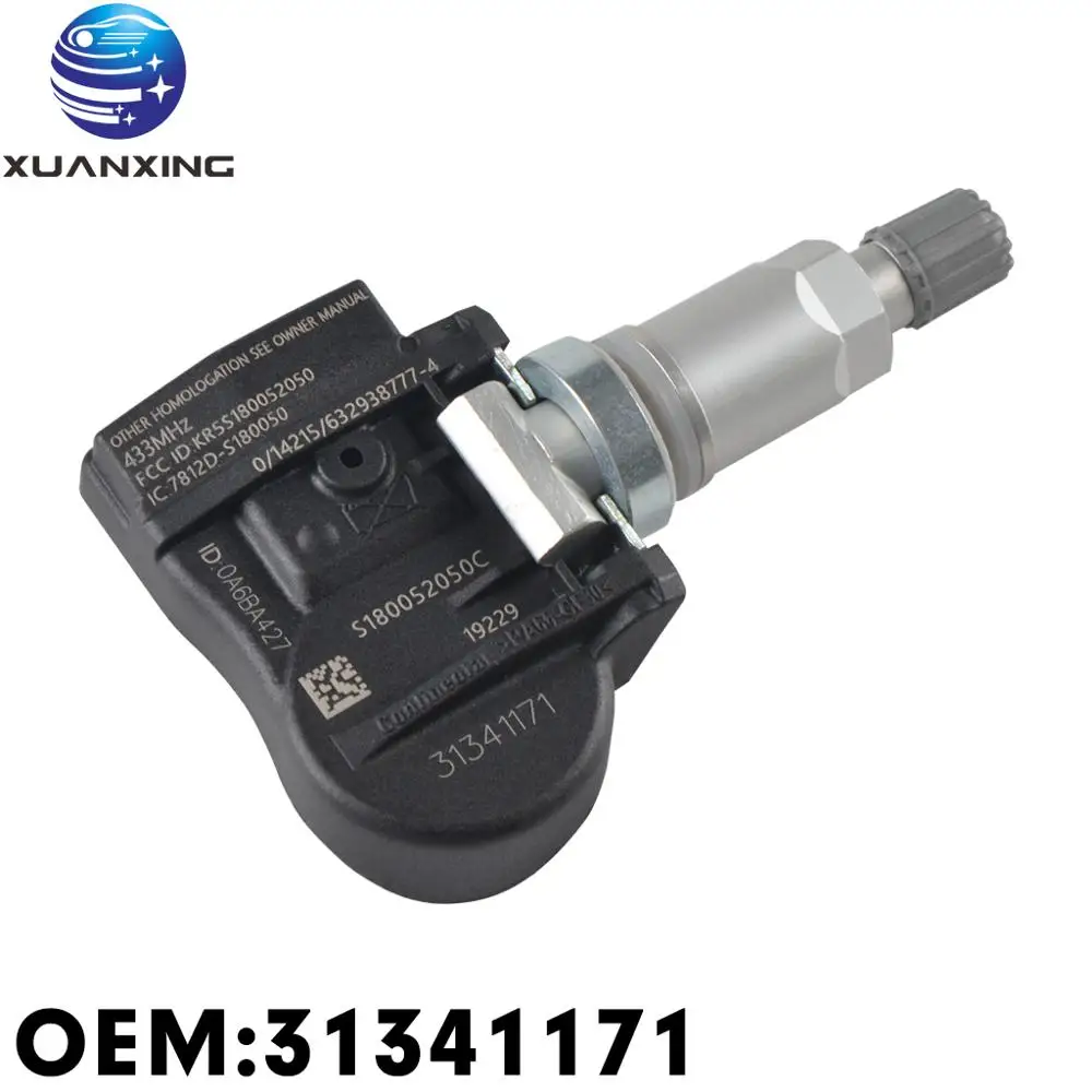 OEM 31341171 Senzor Tlaka v Pnevmatikah Sistem za Spremljanje TPMS 433MHz Za Volvo C30 C70 S40 S60 S70 S80 V40 V50 V60 XC60 XC70 S1800520