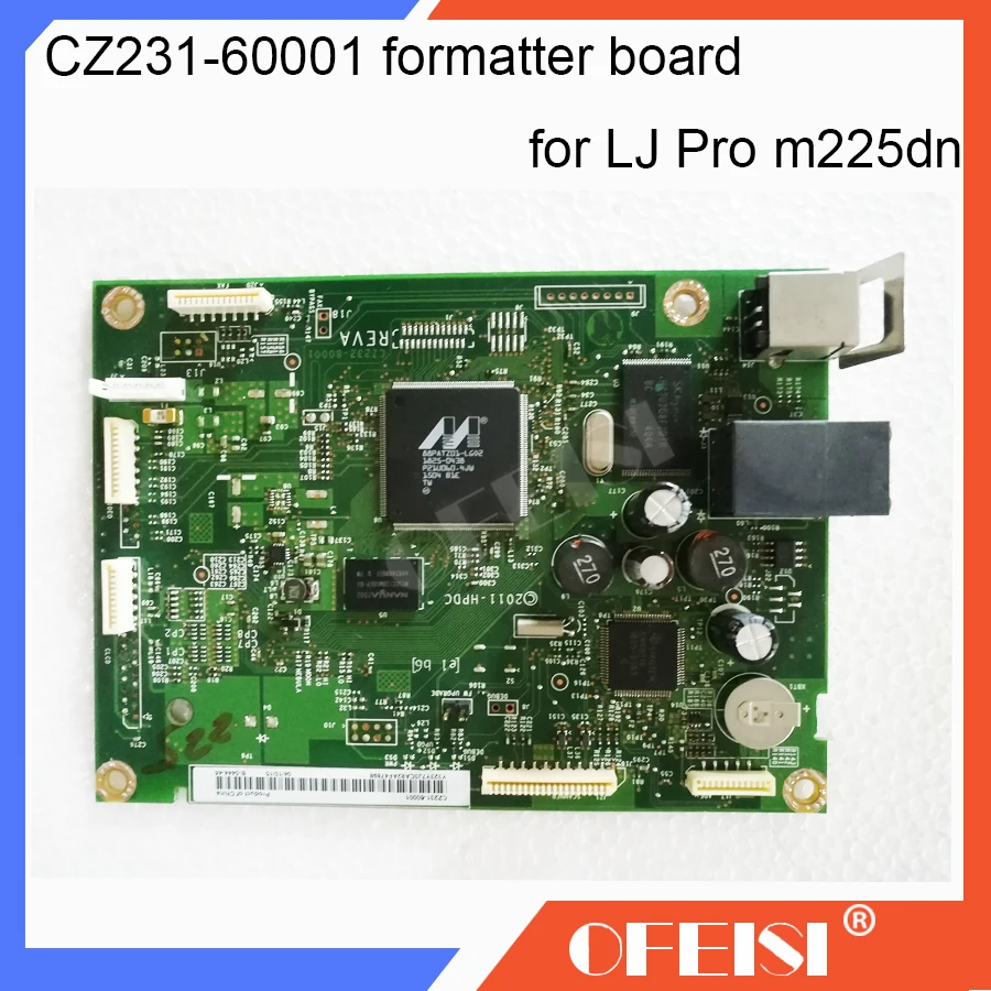 Original CZ231-60001 Formatter Odbor SPS ASSY logiko Glavni Odbor MainBoard mati odbor za HP Pro MFP M225 M225DN tiskalnik deli