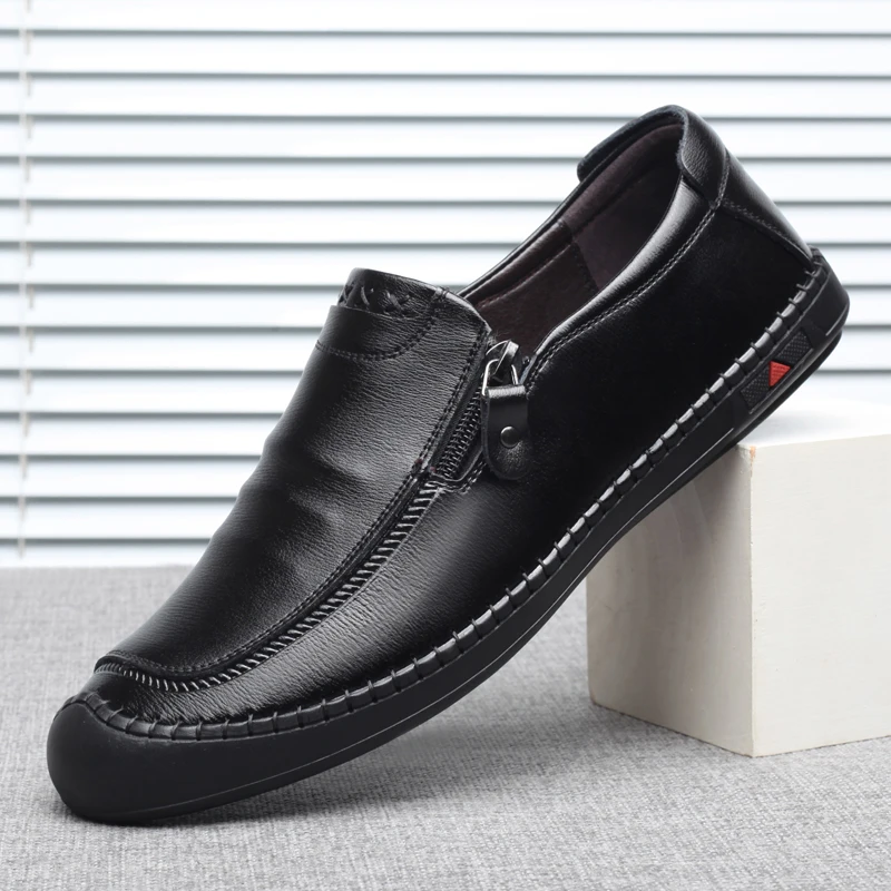 Pravega Usnja Moške Priložnostne Čevlji Luksuzne blagovne Znamke Moških Loafers Moccasins Dihanje Slip za Moške Vožnjo Čevlji