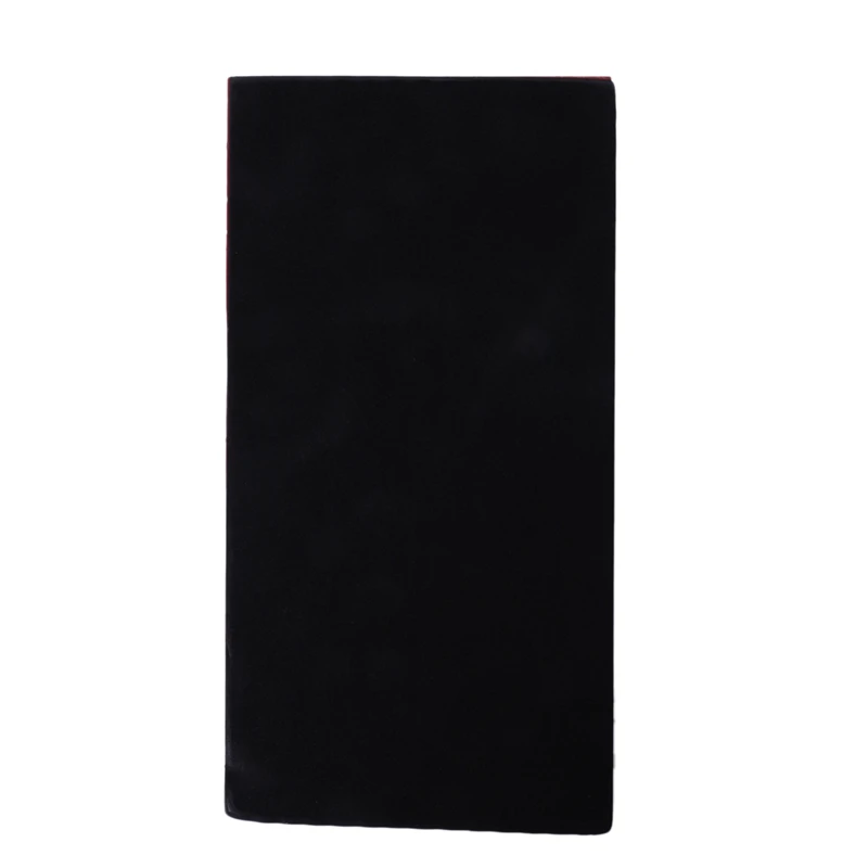 Pravokotnik papirja peska šmirgl papir držalo za roko sander rdeče črno