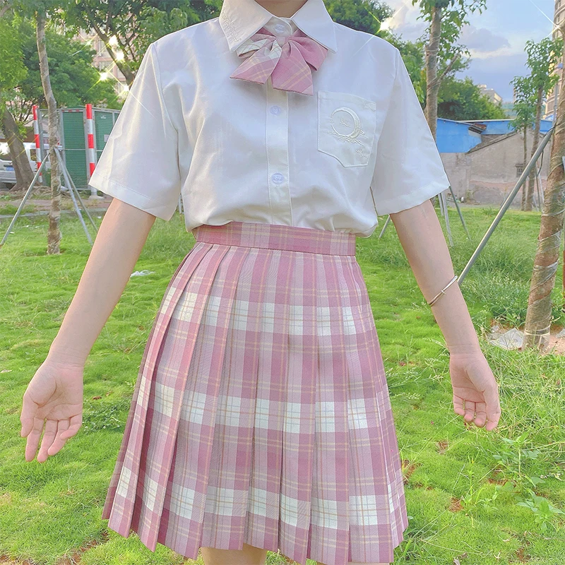 Priložnostne Ženske Pleat Krilo Cosplay Anime JK Kariran Krila Japonska Stil Dekle Šoli Uniforme Kratka Obleka