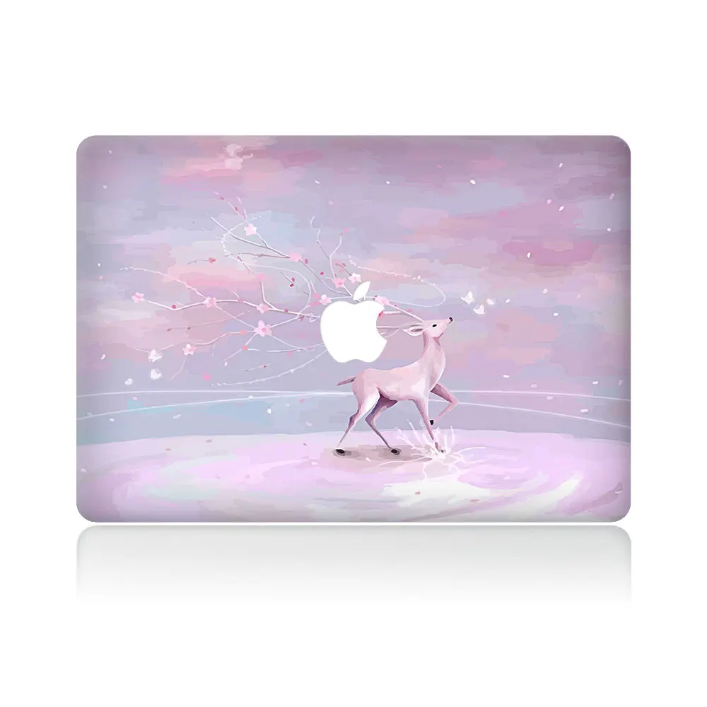 Roza sanjsko elk Vinilne Nalepke Nalepke Za DIY MacBook Air Pro Retina 11 13 15 cm Nalepke za Mac Laptop Polno Kritje Kože Nalepka