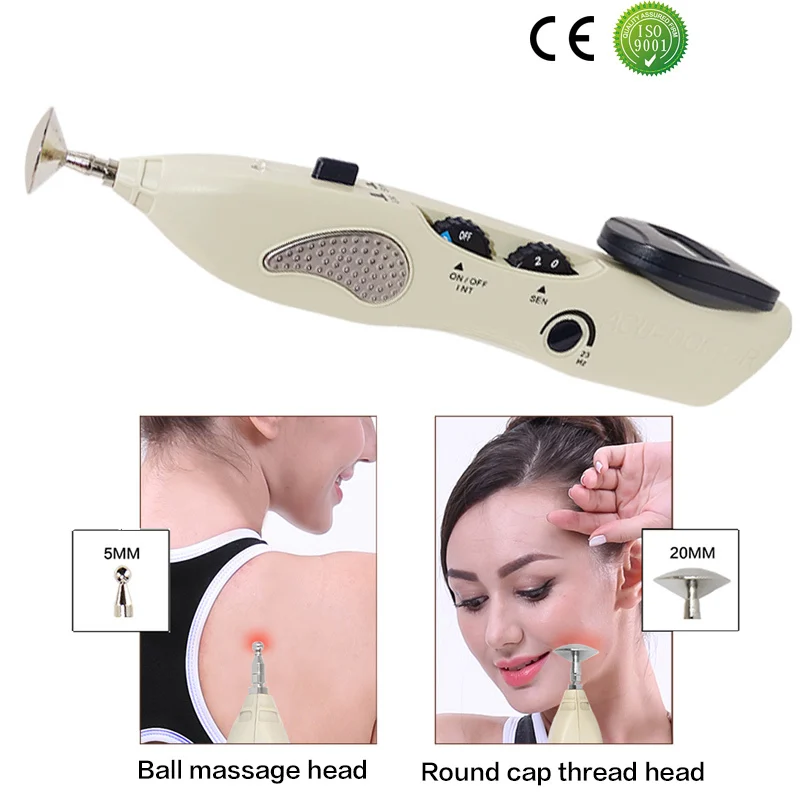 SALORIE Novih Elektronskih Akupunktura Detektor Massager Pero Samodejno Meridian Pero Najti Telo Akupunktura Baterije Impulz Massager
