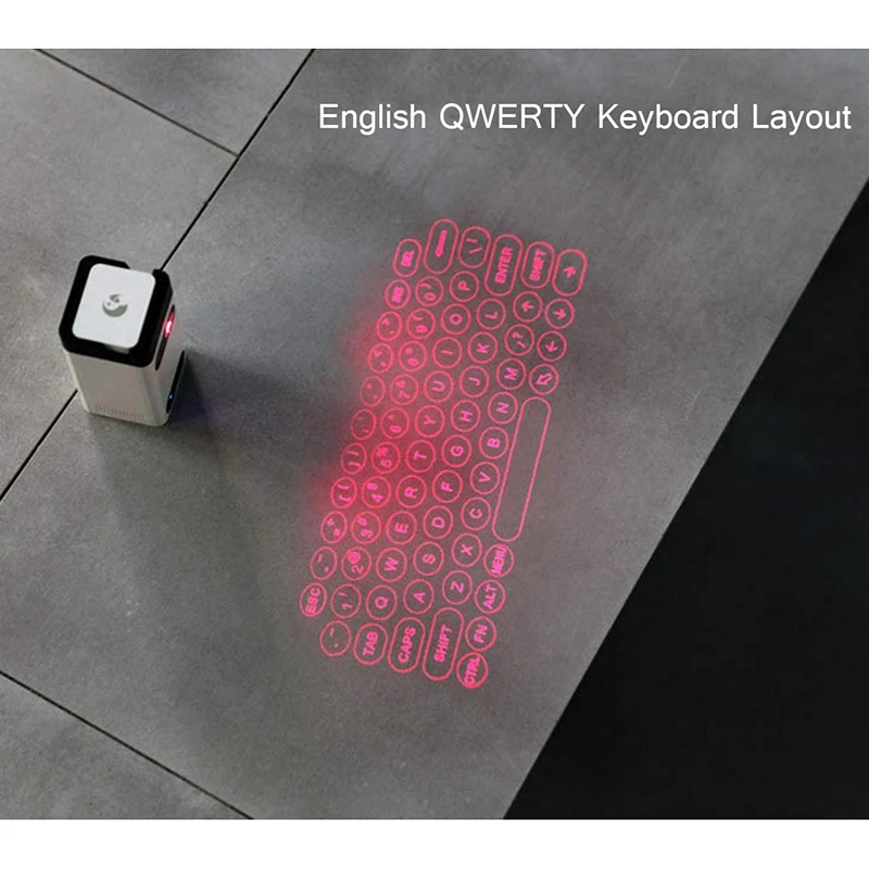 SeenDa Lasersko Projekcijo Tipkovnico Bluetooth Virtualne Tipkovnice s Tipkovnico /Miško Brezžična Tipkovnica za Windows/iOS/Android