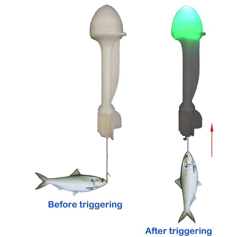 Smart Ribolov Float Kavljem Sproži Ulova Rib Samodejno Elektronsko Nočni Ribolov Boje LED Morilec Inteligentni Ribe Past