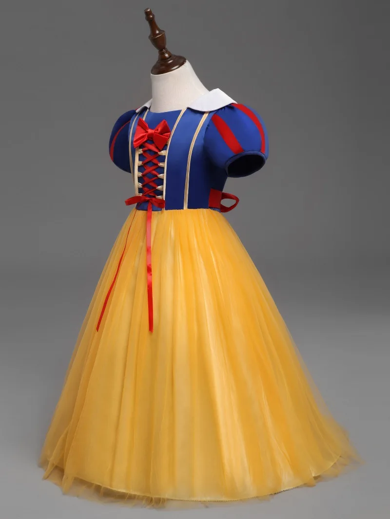 Sneguljčica Dekleta Disney Princesa Obleko Otroci Obleke za Dekleta Oblačenja Noša Stranka Elegantno Malčka Dojenčka Dekle Halloween Design