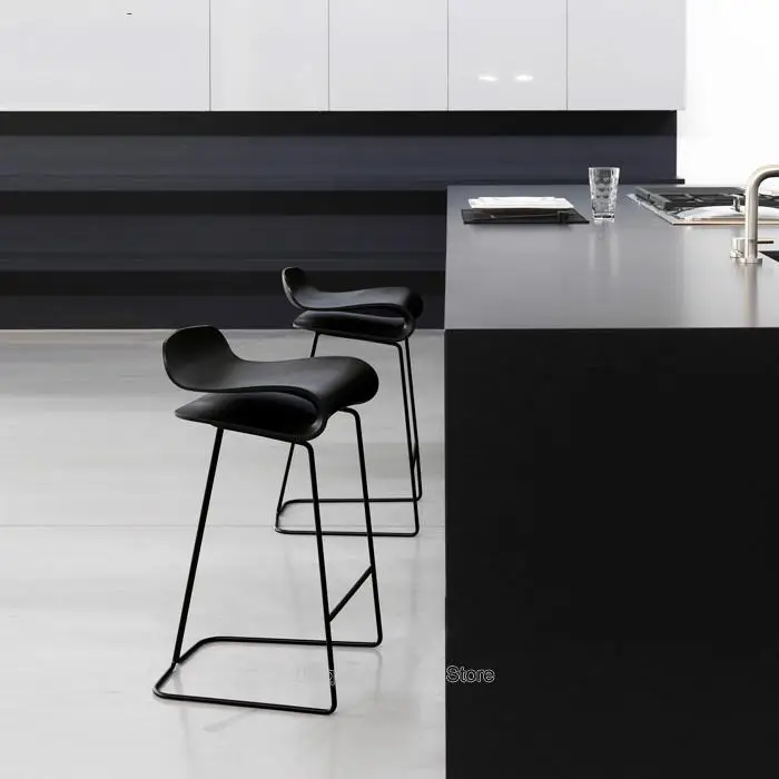 Sodobno minimalistično bar predsednik Evropske kovanega železa bar blatu visoko stol bar stol sprednji vrstici blata