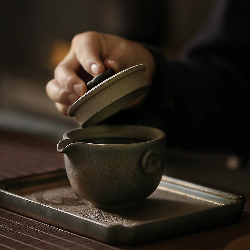 TANGPIN tradicionalnih keramični čajnik grelnik vode kitajskega čaja, keramični lonec za gospodinjstvo pot