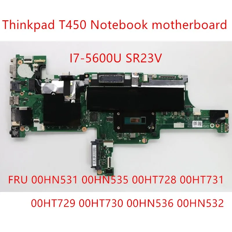 Thinkpad T450 i7-5600U Laptop Integrirana Grafika Odbor FRU 00HN531 00HN535 00HT728 00HN532 00HT729 00HT730 00HN536 00HT731