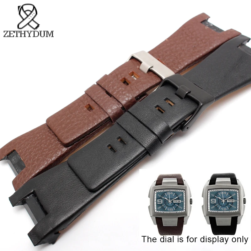 Visoka kakovost pravega usnja zapestnica band 32*18 mm watch trak za dizelske watch band za DZ1273 DZ1216 DZ4246 DZ4247 DZ287 trak