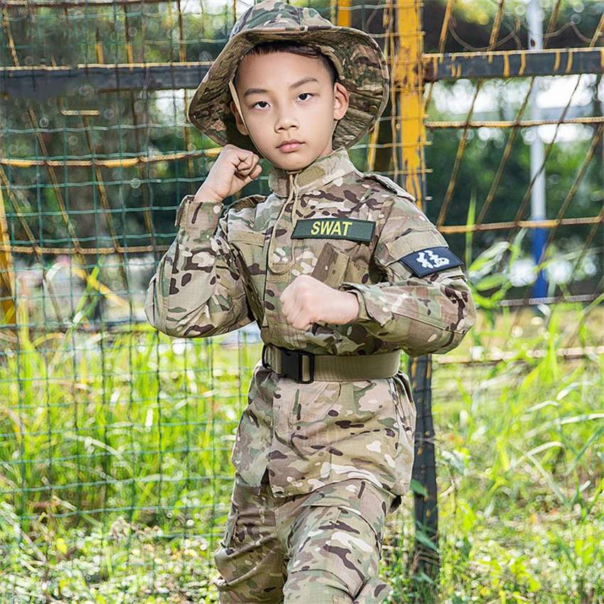 Vojske Vojaško Uniformo Posebne Sile Taktično Oblačila Otroci ACU CP Prikrivanje Boj proti Dokazano Jakno, Hlače, Moške Delovne Obleke Airsoft