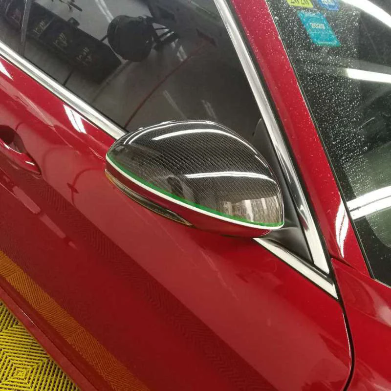 Za Alfa Romeo Stelvio 949 2016 2017 2018 2019 Ogljikovih Vlaken Strani Krilo Rearview Mirror Skp Primeru Lupini Kritje Trim