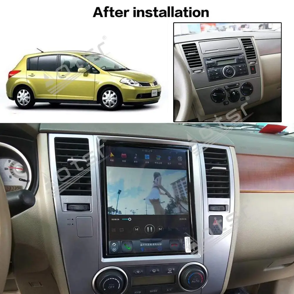 Za Nissan TIIDA Android Radio magnetofon 2008 - 2011 Avto Multimedijski Predvajalnik, Stereo PX6 glavo enoto Tesla Navi Ne 2din Autoradio