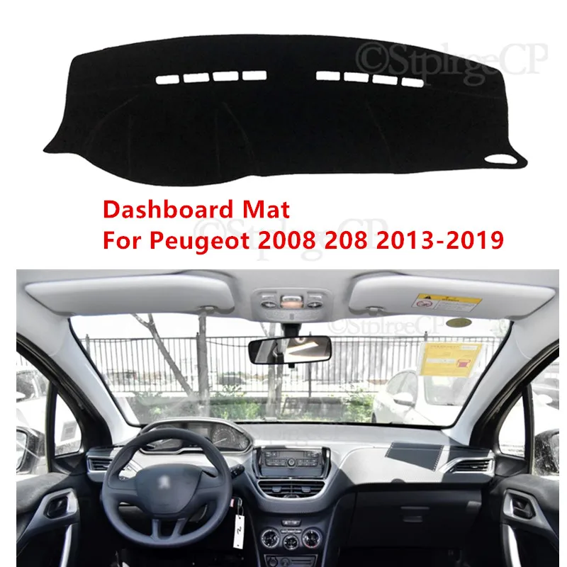 Za Peugeot 2008 208 2013-2019 Visoke kakovosti Anti-Slip Mat Dežnik Dashmat Zaščito Preprogo nadzorna plošča Pokrov Pad Dodatki