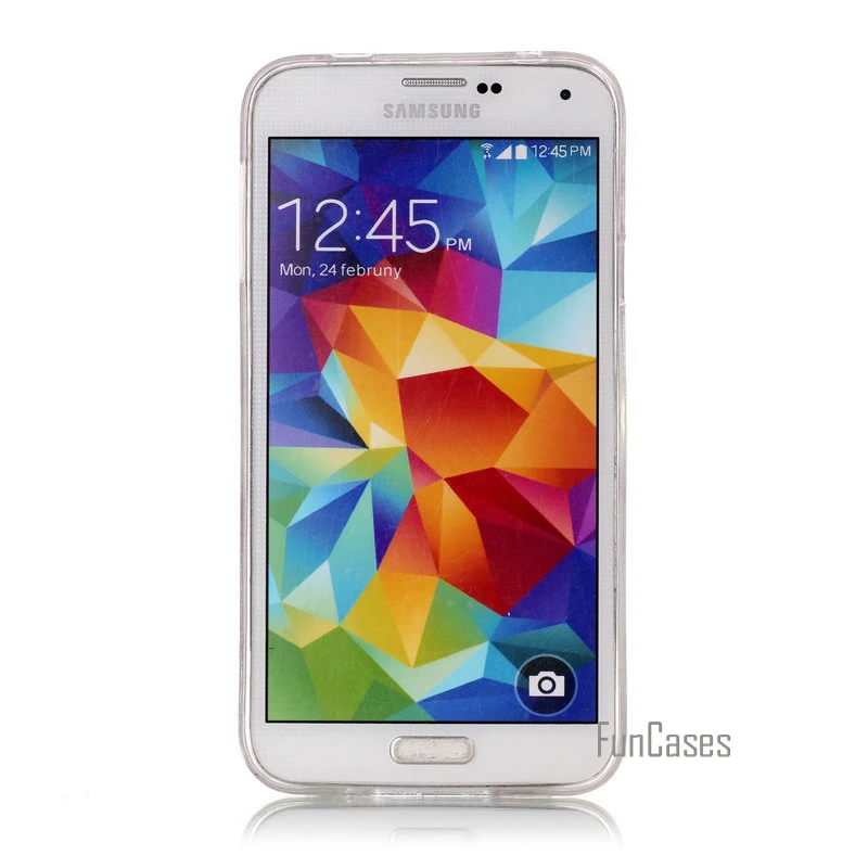 Za Samsung Galaxy S5 primeru Mehki Silikon TPU pokrovček Za Samsung Galaxy S 5 SV I9600 G900S 5.1