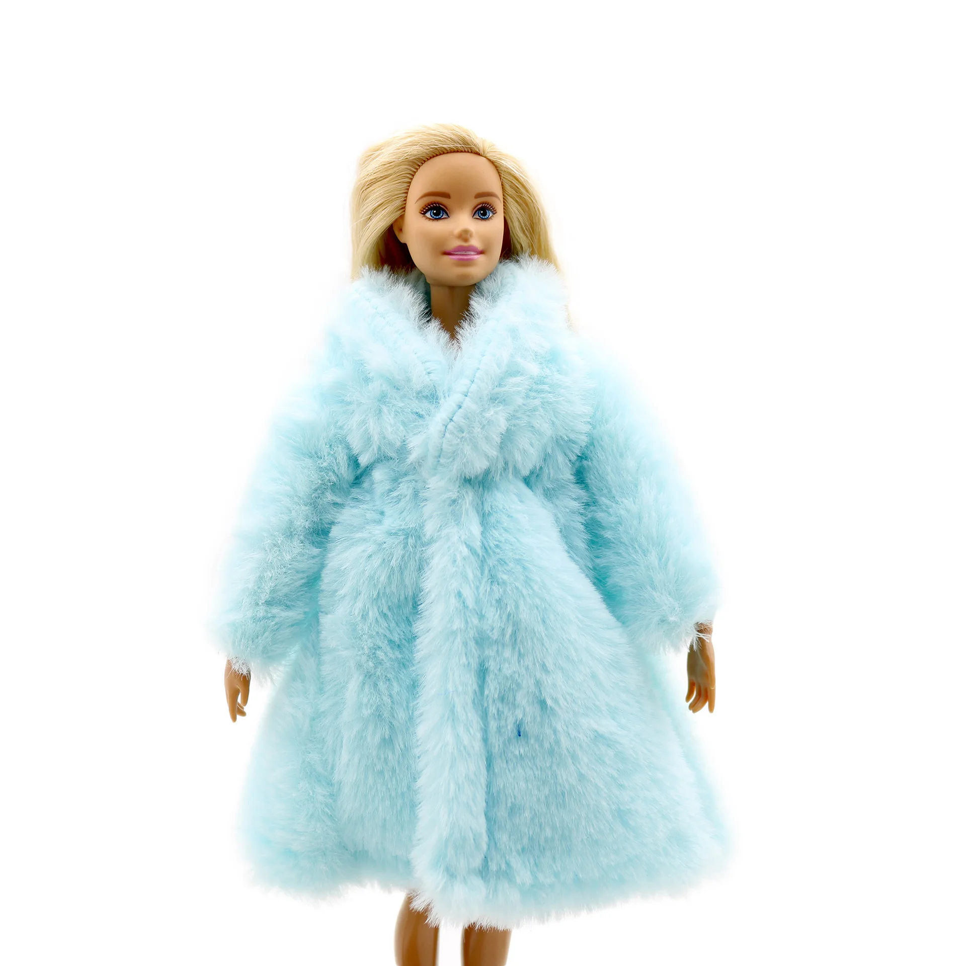 Zimski Modni Krzno Plašč Obleko Obleko Obleko za Barbie BJD FR SD Lutka Oblek igre Vlog Pribor Dekle Izobraževalne Igrače